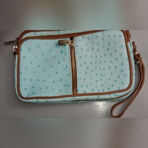 VALENTINA ITALY MakeUp Bag Case SINGLE ZIP CLUTCH Cosmetic Travel Authentic